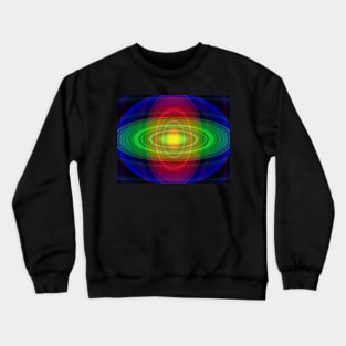 Solar Rings 2-Available As Art Prints-Mugs,Cases,Duvets,T Shirts,Stickers,etc Crewneck Sweatshirt